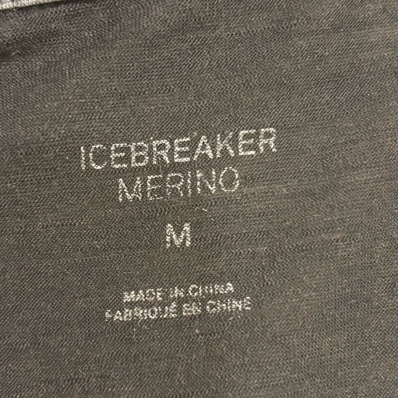 Icebreaker Men's Half-Zip base layer merino wool size medium - Picture 9 of 10